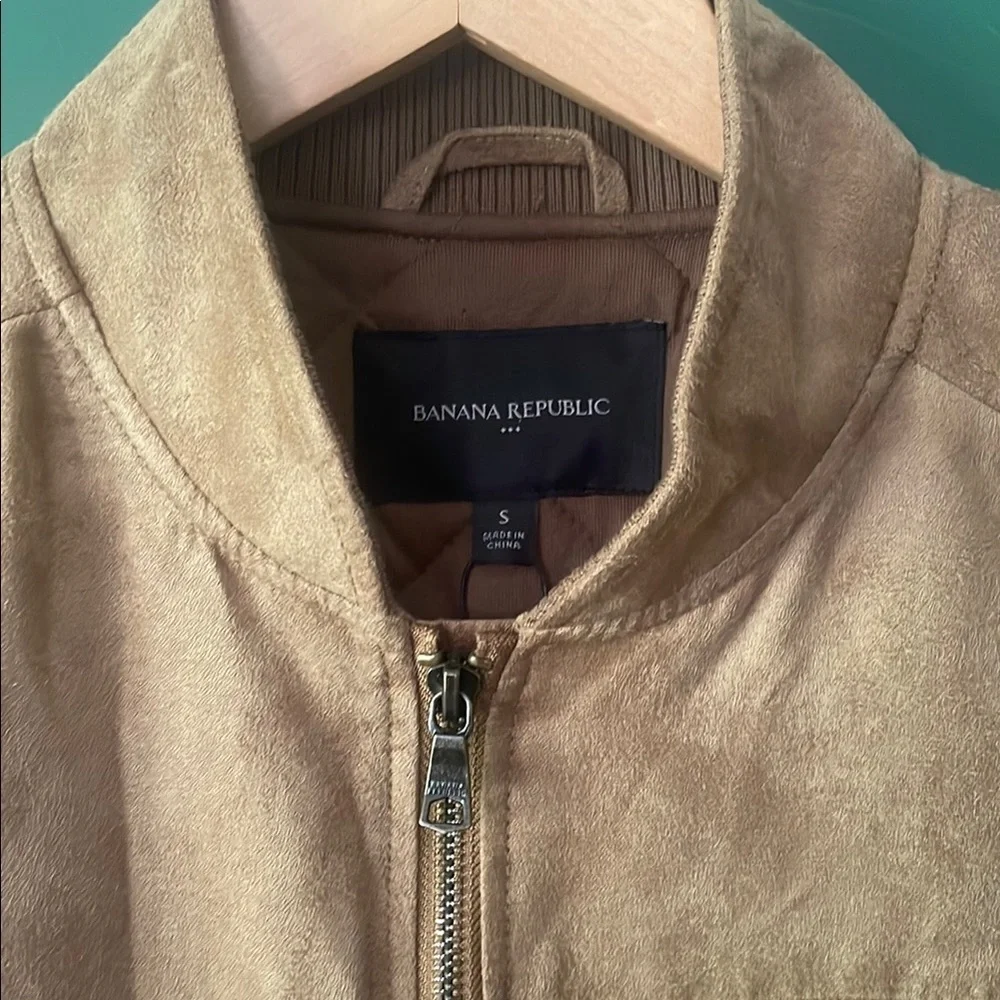 Banana Republic Men's S Brown Faux Suede Vest NWT Fall Layering Soft